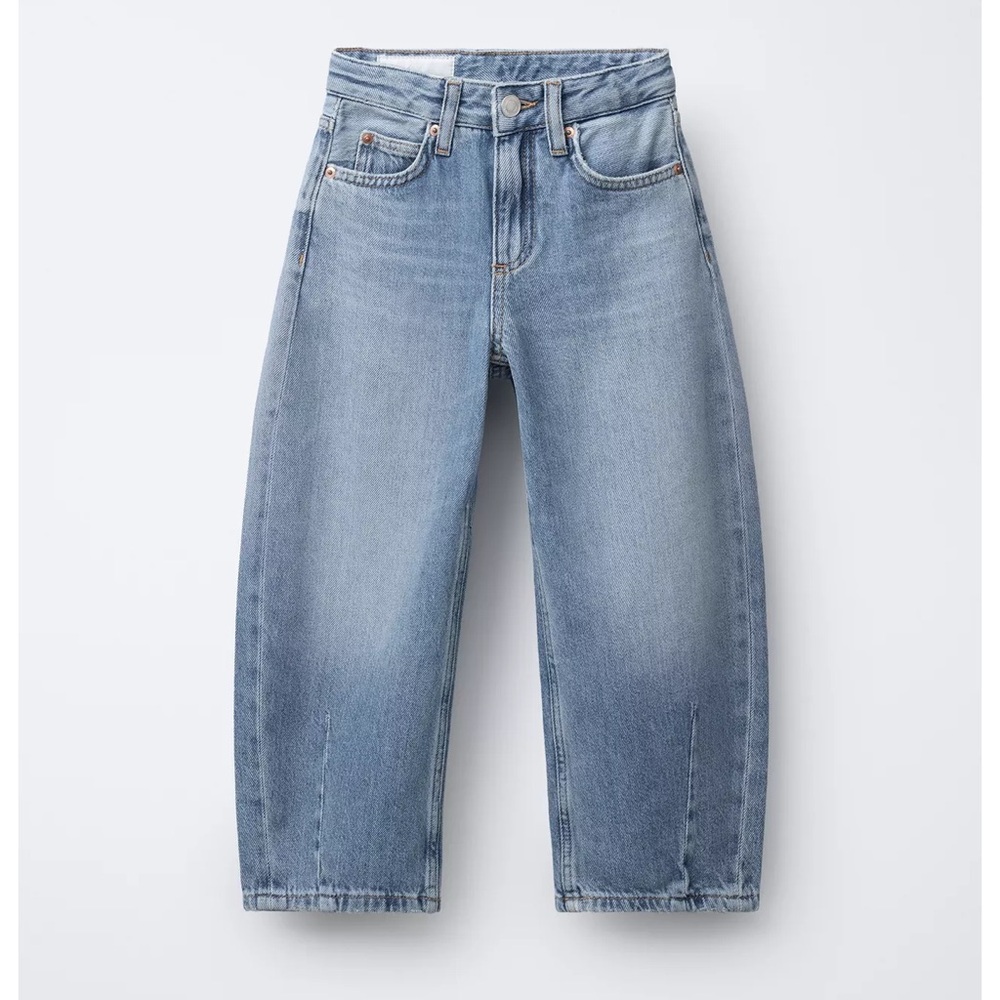 Zara Light Blue Boyfriend Jeans